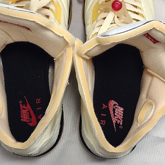 Air Jordan 5 Retro X Off White Sail Sneakers - Picture 10 of 16